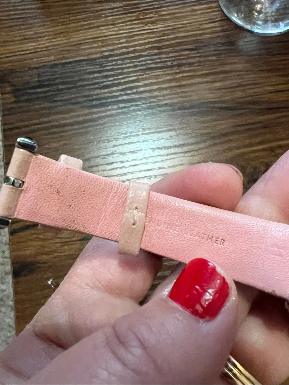 Kate Spade New York KSW1513 Metro White Dial Pink Leather Strap Women's Watch